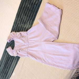 Old Navy Light Purple Kids Romper with Eyelet Trim Size M
